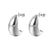 1 Pair Modern Style Classic Style C Shape Plating Stainless Steel 18k Gold Plated Ear Studs