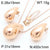 1 Pair Modern Style Simple Style Solid Color Plating Stainless Steel 18k Gold Plated Earrings