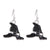 1 Pair Modern Style Streetwear Halloween Pattern Geometric Plating Alloy Drop Earrings