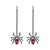 1 Pair Modern Style Streetwear Halloween Pattern Geometric Plating Alloy Drop Earrings