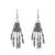 1 Pair Modern Style Streetwear Halloween Pattern Geometric Plating Alloy Drop Earrings