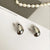 1 Pair Modern Style Water Droplets Plating Copper Ear Studs