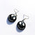 1 Pair Novelty Bat Epoxy Resin Earrings