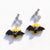 1 Pair Novelty Bat Epoxy Resin Earrings