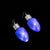 1 Pair Original Design Solid Color Plastic Drop Earrings