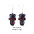 1 Pair Punk Skull Handmade Resin Drop Earrings