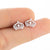 1 Pair Retro Cross Stainless Steel Plating Ear Studs