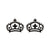 1 Pair Retro Cross Stainless Steel Plating Ear Studs