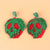 1 Pair Retro Funny Pumpkin Bat Skull Arylic Drop Earrings