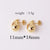 1 Pair Retro Lady Water Droplets Plating Copper Ear Studs