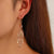 1 Pair Retro Simple Style Cool Style Geometric Skull Plating Alloy Copper Drop Earrings