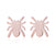 1 Pair Retro Star Spider Notes Stainless Steel Plating Ear Studs