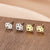 1 Pair Simple Style Animal Butterfly Sterling Silver Ear Studs