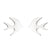 1 Pair Simple Style Animal Titanium Steel Plating Ear Studs