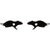 1 Pair Simple Style Animal Titanium Steel Plating Ear Studs