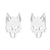 1 Pair Simple Style Animal Titanium Steel Plating Ear Studs