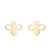 1 Pair Simple Style Animal Titanium Steel Plating Ear Studs