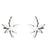 1 Pair Simple Style Apple Irregular Stainless Steel Ear Studs