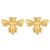 1 Pair Simple Style Bee Stainless Steel Ear Studs