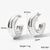 1 Pair Simple Style C Shape Plating Stainless Steel 14k Gold Plated White Gold Plated Gold Plated Ear Studs