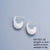 1 Pair Simple Style C Shape Three-dimensional Copper Ear Studs