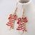 1 Pair Simple Style Christmas Tree Bow Knot Enamel Alloy Ear Hook