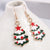 1 Pair Simple Style Christmas Tree Bow Knot Enamel Alloy Ear Hook