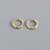 1 Pair Simple Style Circle Plating Sterling Silver Hoop Earrings