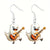 1 Pair Simple Style Classic Style Cartoon Character Arylic Drop Earrings