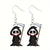 1 Pair Simple Style Classic Style Cartoon Character Arylic Drop Earrings