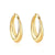 1 Pair Simple Style Classic Style Geometric Plating Stainless Steel Earrings