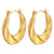 1 Pair Simple Style Classic Style Solid Color Plating Stainless Steel Gold Plated Earrings