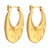 1 Pair Simple Style Classic Style Solid Color Plating Stainless Steel Gold Plated Earrings