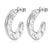 1 Pair Simple Style Classic Style Solid Color Plating Stainless Steel Gold Plated Earrings