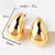 1 Pair Simple Style Classic Style Water Droplets Plating Copper Ear Studs