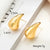 1 Pair Simple Style Commute Geometric Plating Copper 18k Gold Plated Ear Studs