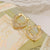 1 Pair Simple Style Commute Heart Shape Plating Inlay Copper Zircon 18k Gold Plated Earrings