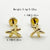 1 Pair Simple Style Commute Lips Flower Butterfly Enamel Plating Stainless Steel Gold Plated Ear Studs