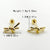 1 Pair Simple Style Commute Lips Flower Butterfly Enamel Plating Stainless Steel Gold Plated Ear Studs