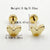 1 Pair Simple Style Commute Lips Flower Butterfly Enamel Plating Stainless Steel Gold Plated Ear Studs