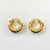 1 Pair Simple Style Commute Round Plating Copper Hoop Earrings