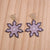 1 Pair Simple Style Elk Printing Arylic Drop Earrings