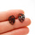 1 Pair Simple Style Flower Plating Stainless Steel Ear Studs