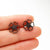 1 Pair Simple Style Flower Plating Stainless Steel Ear Studs