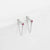 1 Pair Simple Style Geometric Inlay Stainless Steel Rhinestones Drop Earrings