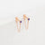 1 Pair Simple Style Geometric Inlay Stainless Steel Rhinestones Drop Earrings