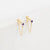 1 Pair Simple Style Geometric Inlay Stainless Steel Rhinestones Drop Earrings