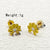 1 Pair Simple Style Geometric Inlay Stainless Steel Rhinestones Gold Plated Ear Studs