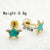 1 Pair Simple Style Geometric Inlay Stainless Steel Rhinestones Gold Plated Ear Studs