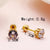 1 Pair Simple Style Geometric Inlay Stainless Steel Rhinestones Gold Plated Ear Studs